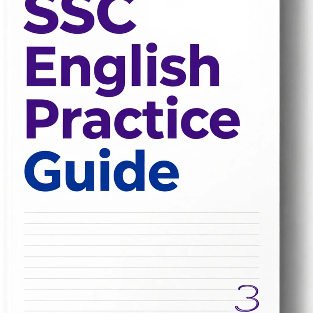 SSC अंग्रेज़ी अभ्यास गाइड